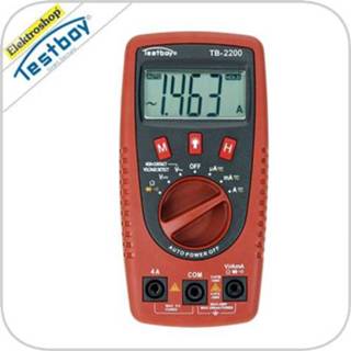 👉 Multimeter Testboy 2200 spanning stroom 4028532120023