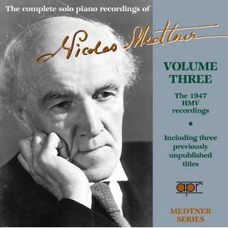 👉 Piano Medtner: The Complete Solo Recordings, Vol. 3 5024709155484