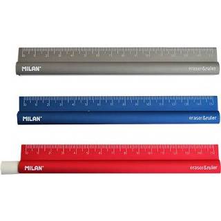 Liniaal 15cm metaal/gumstrip Metaal materiaal troductie Liniaal 15cm metaal/gumstrip 8411574048336