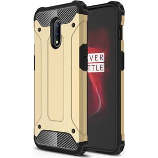 Goud backcover hoes Lunso - Armor Guard OnePlus 7 9145425557966