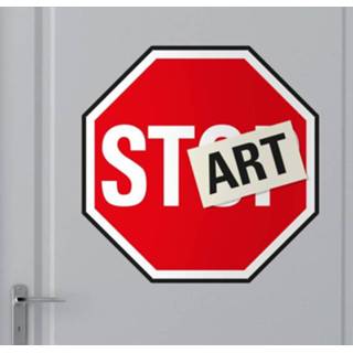 👉 Muursticker Start bord