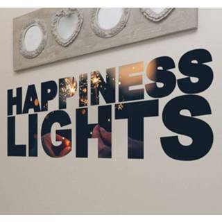 Muursticker Happiness Lights