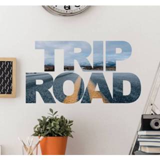 Muursticker Trip Road