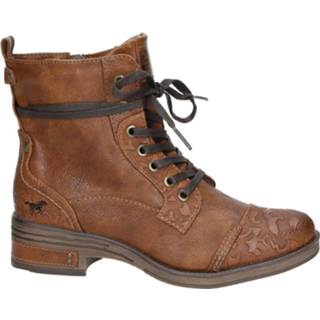 👉 Synthetisch vrouwen cognac Mustang rits- & gesloten boots 8719796456138 871979645611