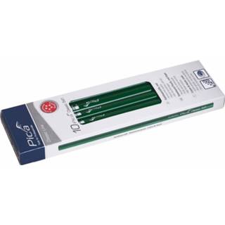 👉 Potlood groen Timmermans 24cm, 10st. Pica 541/24 4260056153938