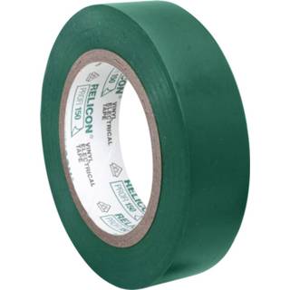 👉 Groen PVC-isolatieband 15 mm, 10 meter 4250596405703