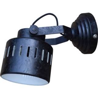 👉 Wandlamp zwart GeWoon Ruw - 21 cm