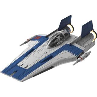 👉 Blauw Star Wars Build & Play Model Kit with Sound Light Up 1/44 Resistance A-Wing Fighter Blue 4009803067629 4009803067735