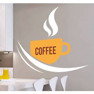 👉 Keuken muursticker nederlands koffiekop