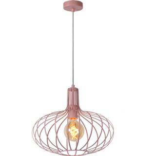 👉 Hanglamp roze Lucide MERLINA E27/60W 5411212782571