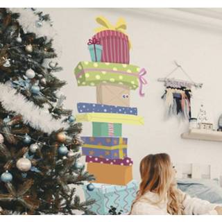 👉 Muursticker nederlands Stapel geschenken