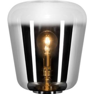 👉 Tafellamp chroom Lucide GLORIO E 27 Ø45cm H53cm + Smokey 5411212250865