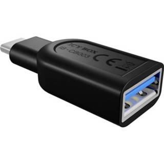 👉 ICY BOX IB-CB003 USB 3.0 Type-C plug naar Type-A adapter 4250078162674