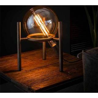 👉 Tafellamp zilver metaal active Saturn 20cm lichtbron 3080582035857