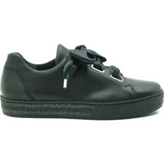 👉 Veterschoenen zwart leer damesschoenen vrouwen Gabor