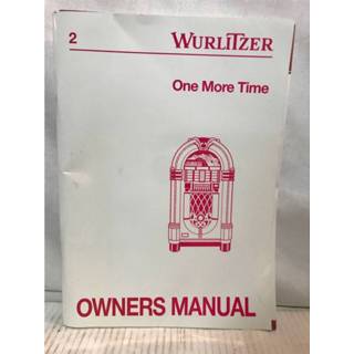 Jukebox mannen Wurlitzer One More Time Service Manual - CD Older Version Pre-owned