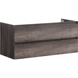 👉 Onderkastje century oak MDF finity Onderkast Sanilux Infinity 120x47x50 cm (exclusief wastafel) 8719304406884