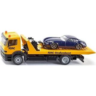 👉 Kinderen active geel blauwe metaal Speelgoed Siku speelwagen met auto
