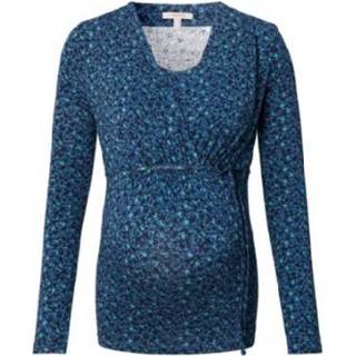 👉 ESPRIT Maternity-Longsleeve blauw-grijs