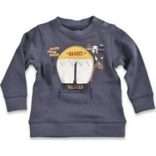 👉 Blue Seven  Boys Sweatshirt jeans blauw - Blauw - Gr.80 - Jongen