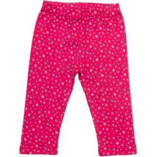 👉 Salt and Pepper  Baby geluk Girl s Legging Bunny allover magenta - Rood - Gr.68 - Meisjes