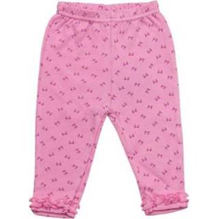 Salt and Pepper  Baby Happiness Girl s Legging Love allover mauve - Paars - Gr.68 - Meisjes