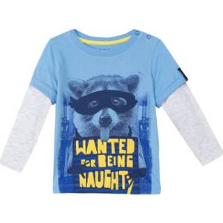 👉 Esprit  Boys Longsleeve Gezocht Coon - Blauw - Gr.92 - Jongen