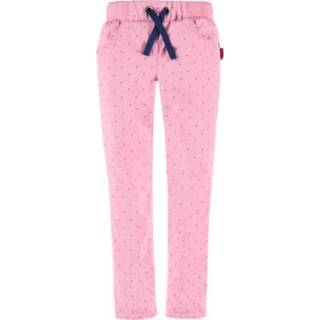 👉 Kanz  Girl s pantalon rozenbloom - Roze/lichtroze - Gr.92 - Meisjes