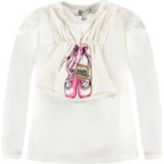 Kanz  Girl s Longsleeve zwarte iris - Wit - Gr.92 - Meisjes