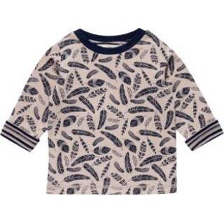 👉 Sense Organics  Boys Longsleeve Felix veer en strepen - Beige - Gr.vanaf 6 maanden - Jongen