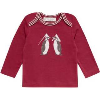 👉 Sense Organics  Girl s Longsleeve Houten bes rood - Rood - Gr.vanaf 6 maanden - Meisjes