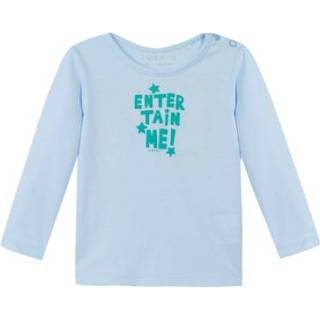 👉 Esprit  Newborn Shirt met lange mouwen licht blauw - Blauw - Gr.68 - Jongen