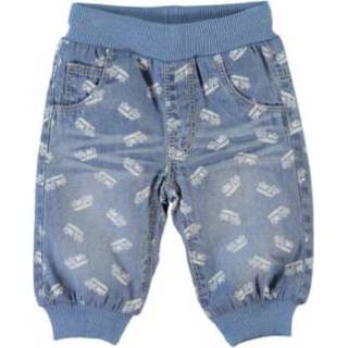 👉 Name it  Boys Pantalon Karlo medium blauw denim - Blauw - Gr.68 - Jongen