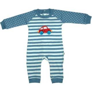 Ebi & Ebi  Fairtrade Slaapzak blauw gestreept - Blauw - Gr.68 - Jongen