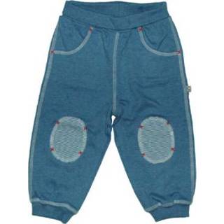 👉 Ebi & Ebi  Fairtrade joggingbroeken blauw uni - Blauw - Gr.74 - Jongen