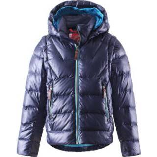 👉 Reima  Winterjasje Gewone sparrenblauw - Blauw - Gr.128 - Jongen