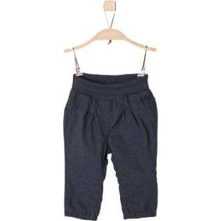 👉 S.Oliver  Girl s pantalon regelmatig donkerblauw regelmatig - Blauw - Gr.86 - Meisjes