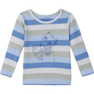 👉 Esprit  Boys Pastelblauw overhemd met lange mouwen - Blauw - Gr.68 - Jongen