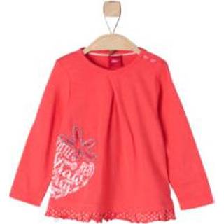 👉 S.Oliver  Girl s Longsleeve rood - Rood - Gr.86 - Jongen