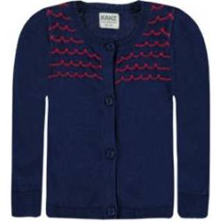 👉 Kanz  Girl s cardigan blauw - Blauw - Gr.86 - Meisjes