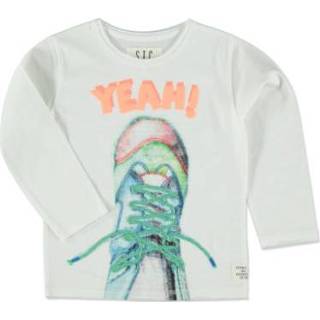👉 Staccato  Boys Shirt witte sneaker - Wit - Gr.128/134 - Jongen