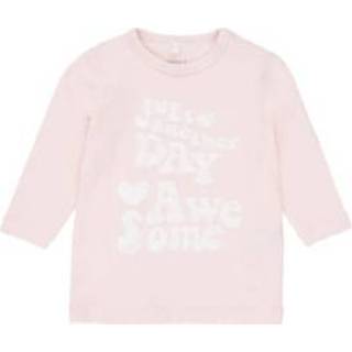 Name it  Girl s Longsleeve Elin roze kornoelje - Roze/lichtroze - Gr.68 - Meisjes