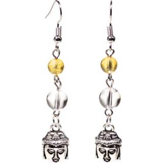 👉 Oorbel active Oorbellen Citrien/Bergkristal met Boeddha 8720088291795