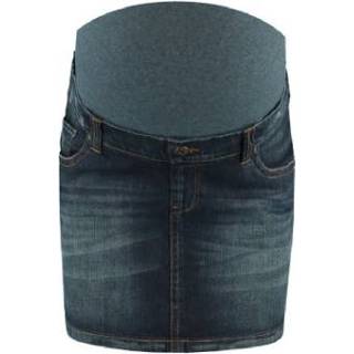👉 Spijkerbroek zwart katoen mix positiekleding LOVE2WAIT omstandigheid jeans rokje rok donker gewassen - Gr.Positiekleding 8718541017402