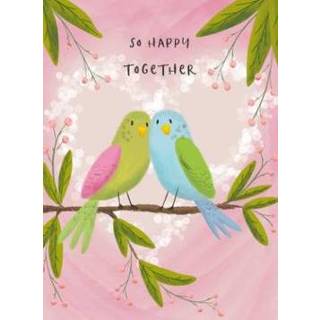 👉 Liefdesvogels roze Tsjip | Huwelijksjubileum Love birds