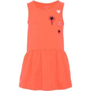 👉 Name it  Girl s jurk vurige koraal - Oranje - Gr.92 - Meisjes