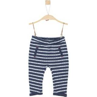 👉 S.Oliver  Girl s joggingbroek met donkerblauwe strepen - Blauw - Gr.92 - Jongen