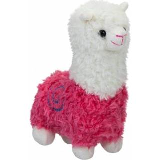 👉 Pluchen knuffel pluche roze Kamparo Alpaca 37 cm junior 8719817302789