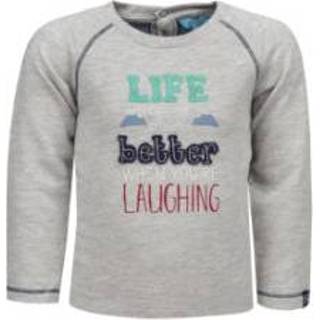 Rennen! Boys Sweatshirt grijs melange - Grijs - Gr.86 - Jongen