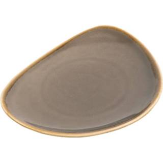 👉 Olympia driehoekige borden grijs 16,5cm - 6